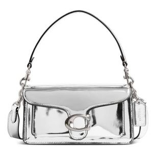 Coach Tabby 20 LH/Silver Mirror Metallic Leather Shoulder Bag